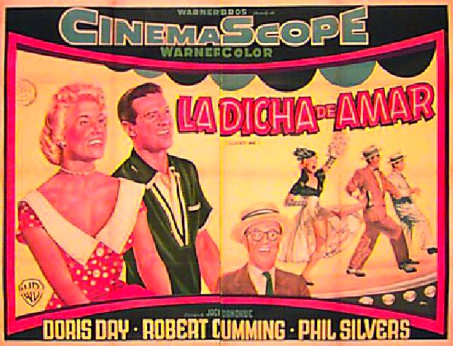 Lucky Me 1955 Argentine Two Panel Poster