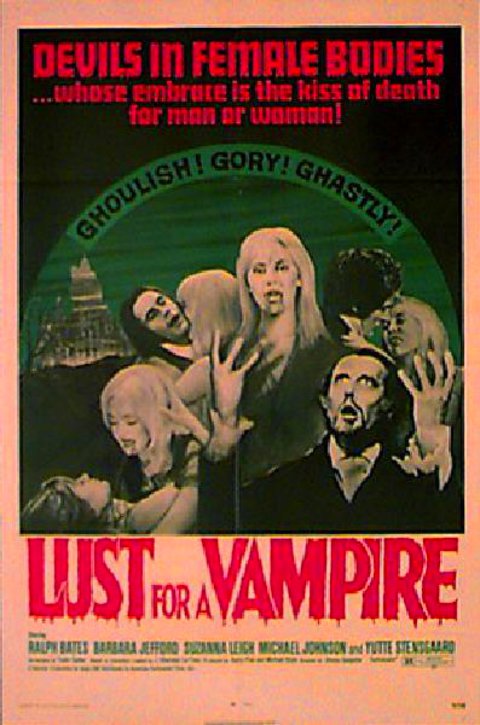 Lust for a Vampire Original 1971 U.S. One Sheet Movie Poster