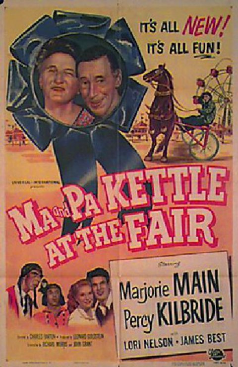 Ma and Pa Kettle at the Fair Original 1952 U.S. One Sheet Movie Poster
