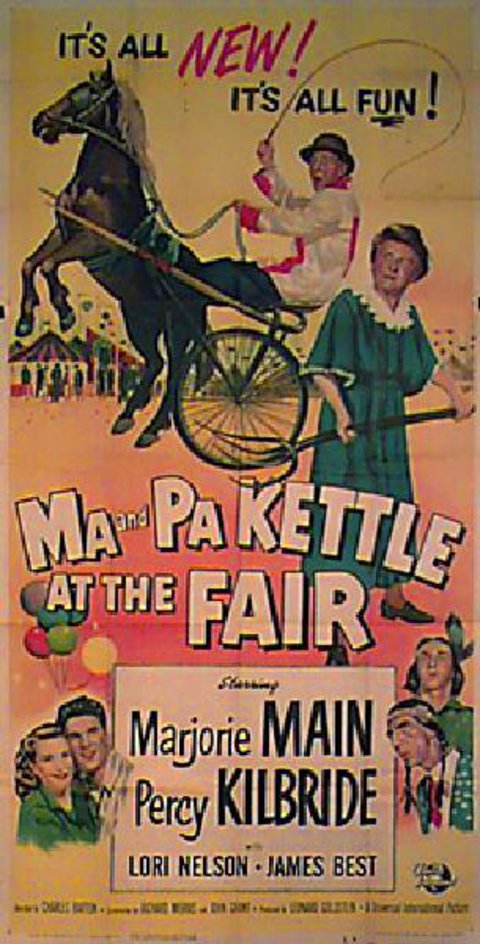 Ma and Pa Kettle at the Fair Original 1952 U.S. Three Sheet Movie Poster