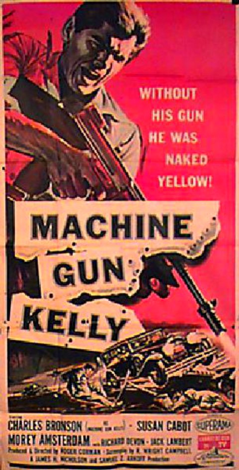 Machine-Gun Kelly Original 1958 U.S. Three Sheet Movie Poster