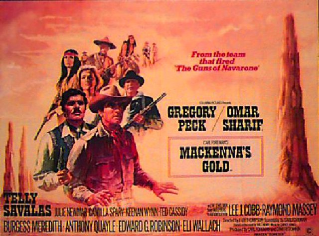 Mackenna's Gold Original 1969 British Quad Movie Poster