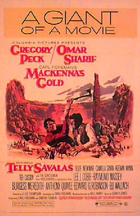 Mackenna's Gold Original 1969 U.S. One Sheet Movie Poster