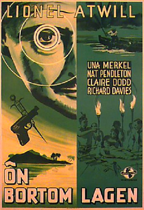 The Mad Doctor of Market Street Original 1941 Swedish B1 Movie Poster