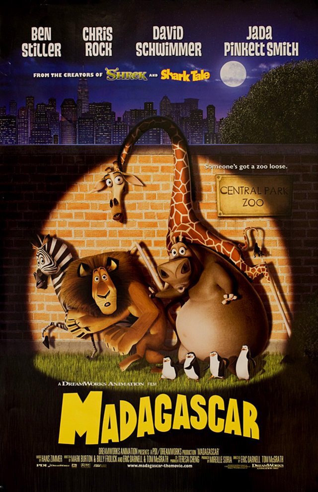 Madagascar Original 2005 U.S. Mini Movie Poster