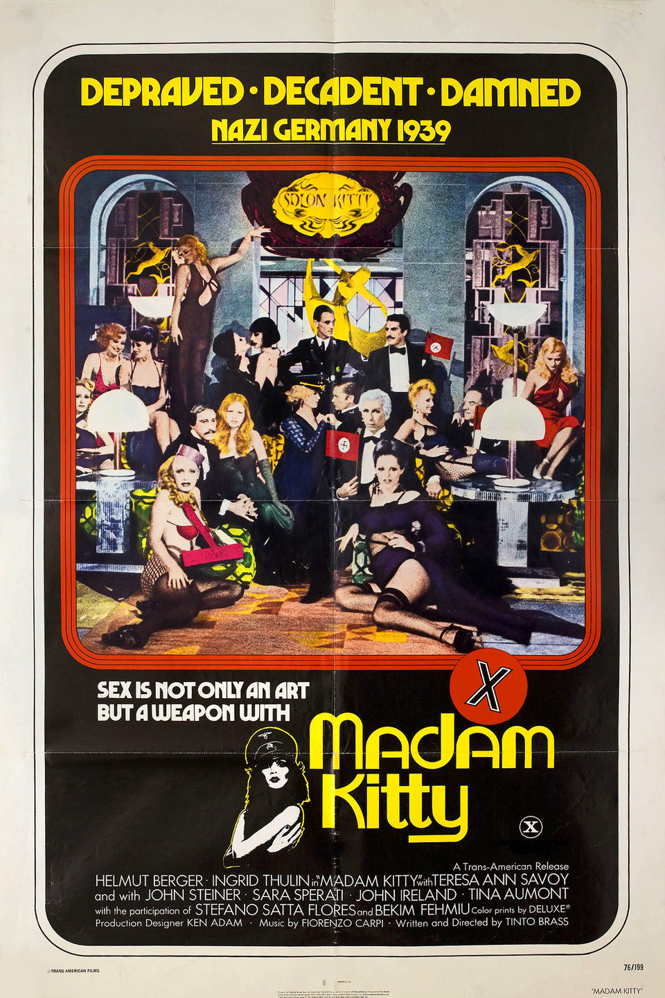 Madam Kitty Original 1976 U.S. One Sheet Movie Poster