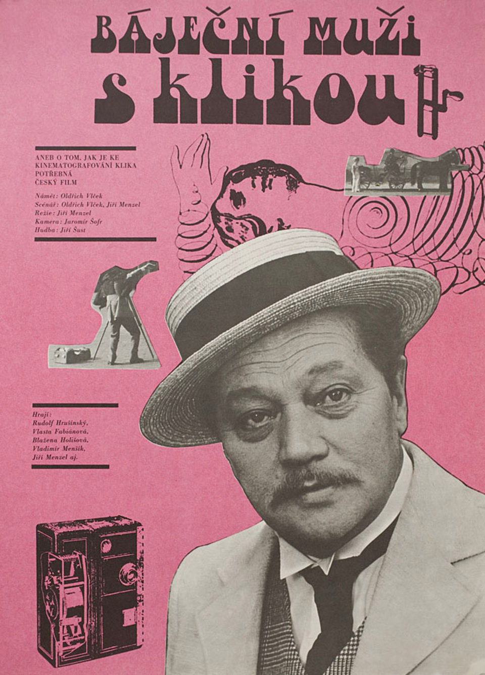 Magicians of the Silverscreen Original 1979 Czech A3 Movie Poster