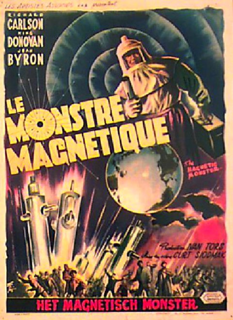 The Magnetic Monster Original 1953 Belgian Movie Poster