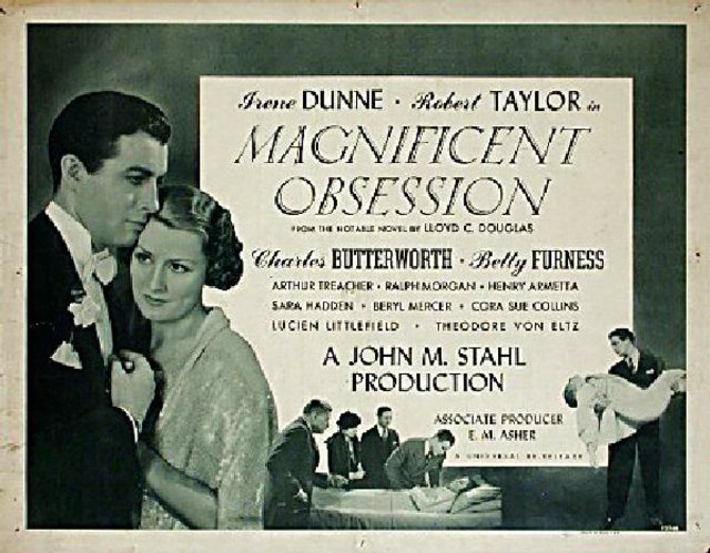 Magnificent Obsession Original R1947 U.S. Half Sheet Movie Poster
