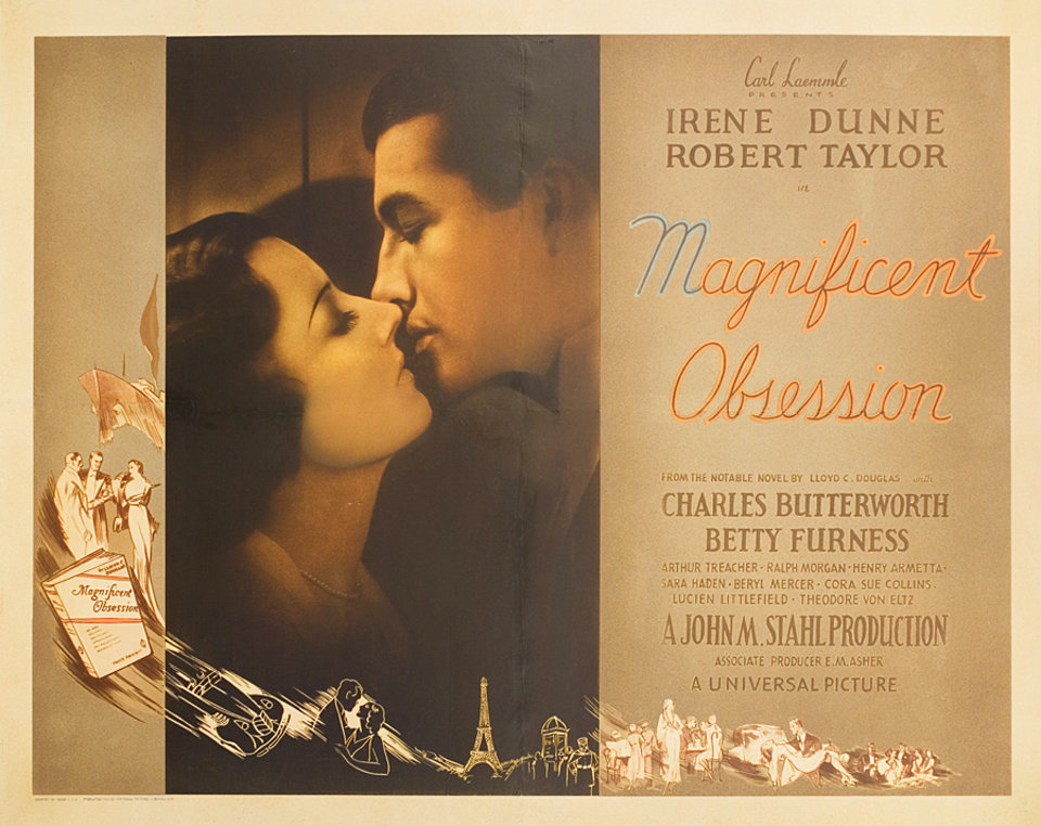 Magnificent Obsession Original 1935 U.S. Half Sheet Movie Poster