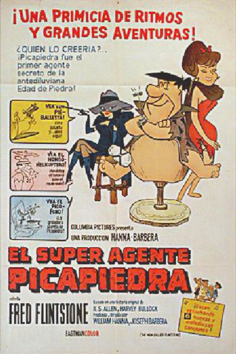 The Man Called Flintstone Original 1966 Argentine Movie Poster