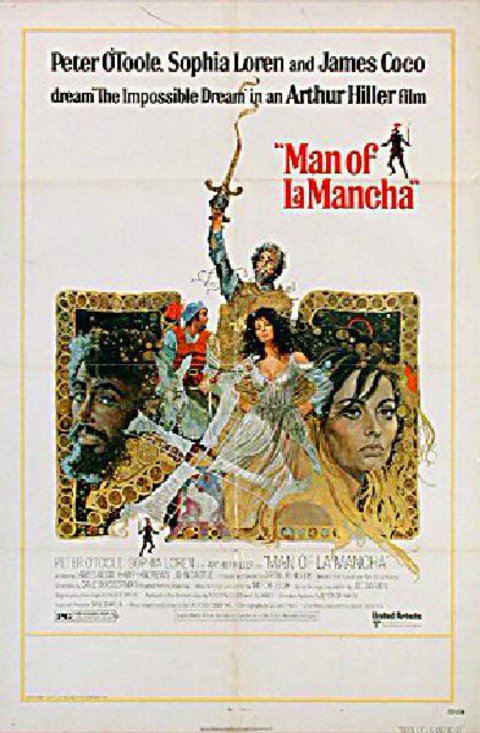 Man Of La Mancha 1972 Full Movie Man of La Mancha Original 1972 U.S. One Sheet Movie Poster