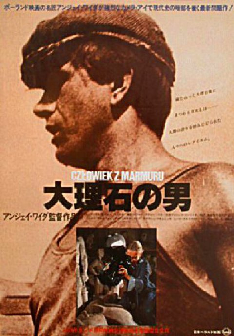 Man of Marble Original 1980 Japanese B2 Movie Poster