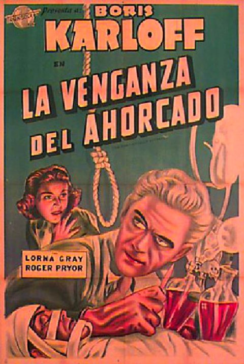 The Man They Could Not Hang Original R1940s Argentine Movie Poster