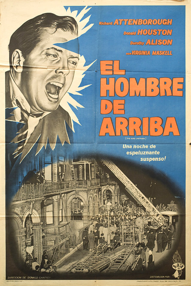 The Man Upstairs Original 1958 Argentine Movie Poster