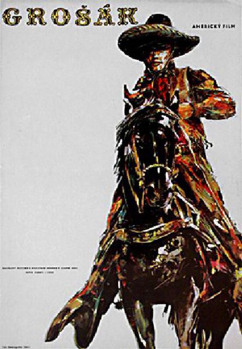The Appaloosa 1961 Czech A3 Poster