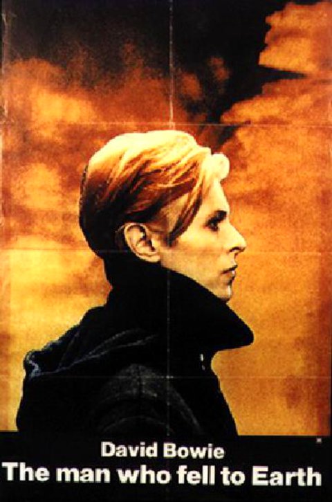 The Man Who Fell to Earth Original 1976 U.S. Half Subway Movie Poster