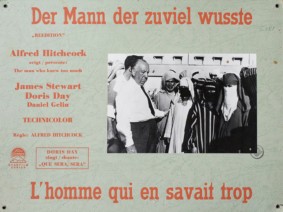 The Man Who Knew Too Much Original 1960s Swiss Scene Card