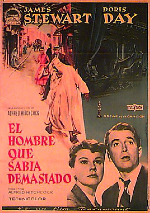 The Man Who Knew Too Much Original 1956 Spanish B1 Movie Poster