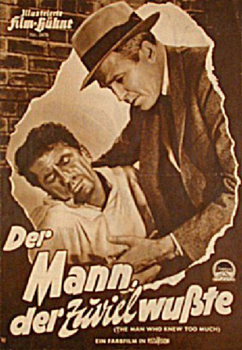 The Man Who Knew Too Much Original 1956 German Movie Program