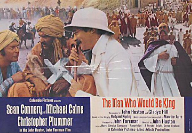 The Man Who Would Be King Original 1975 Italian Fotobusta Movie Poster