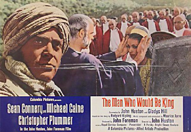 The Man Who Would Be King Original 1975 Italian Fotobusta Movie Poster