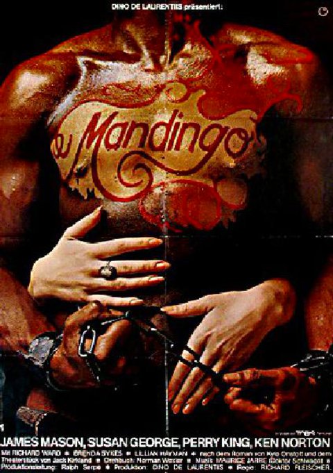 Mandingo Original 1974 German A1 Movie Poster