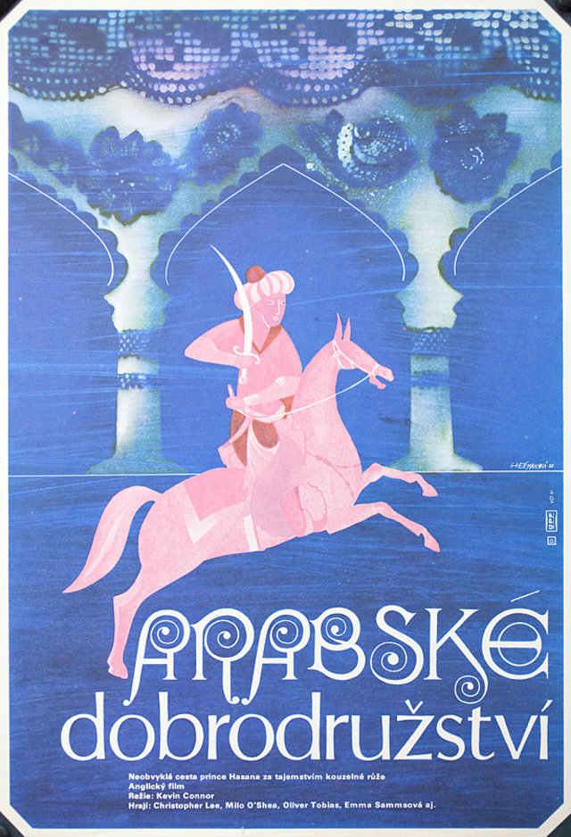 Arabian Adventure Original 1980 Czech A3 Movie Poster