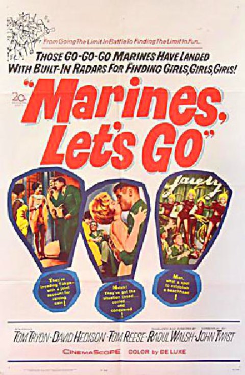 Marines, Let's Go Original 1961 U.S. One Sheet Movie Poster