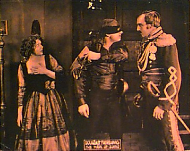 The Mark of Zorro Original 1920 U.S. Scene Card
