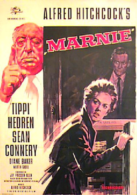 Marnie Original 1964 German A1 Movie Poster
