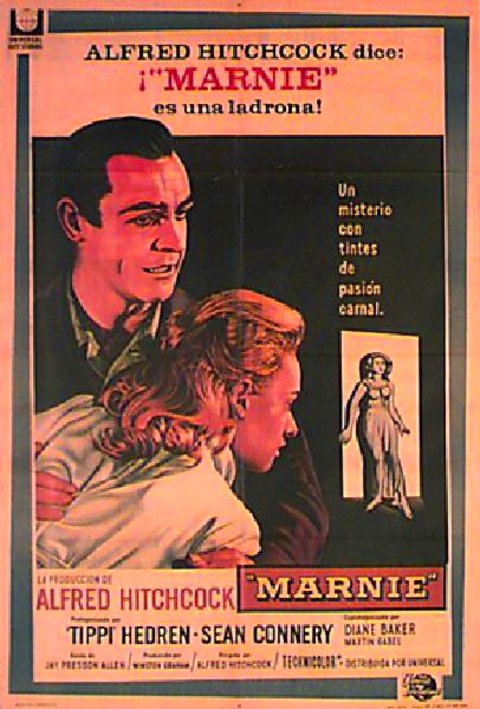 Marnie Original 1964 Argentine Movie Poster