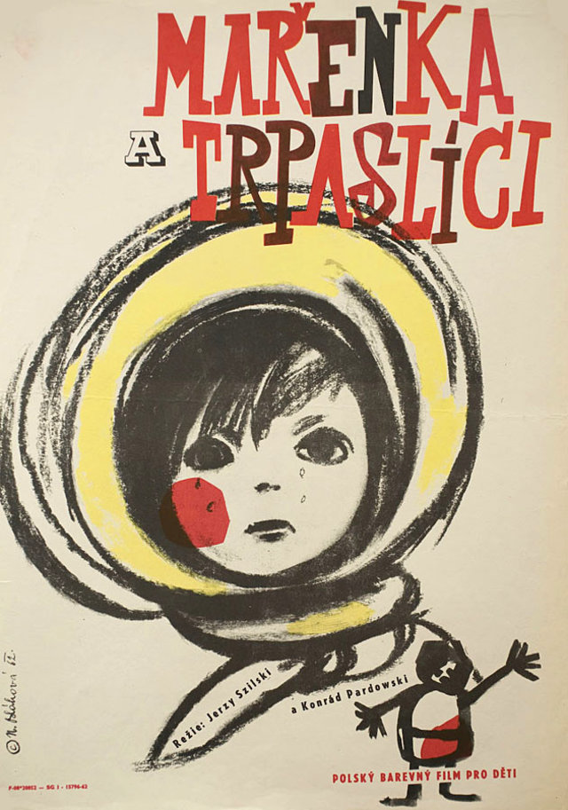 Marysia i krasnoludki Original 1963 Czech A3 Movie Poster