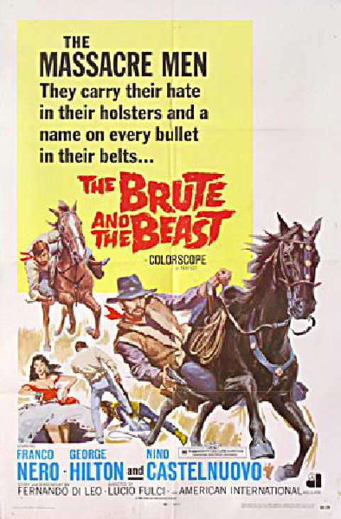 Massacre Time Original 1968 U.S. One Sheet Movie Poster