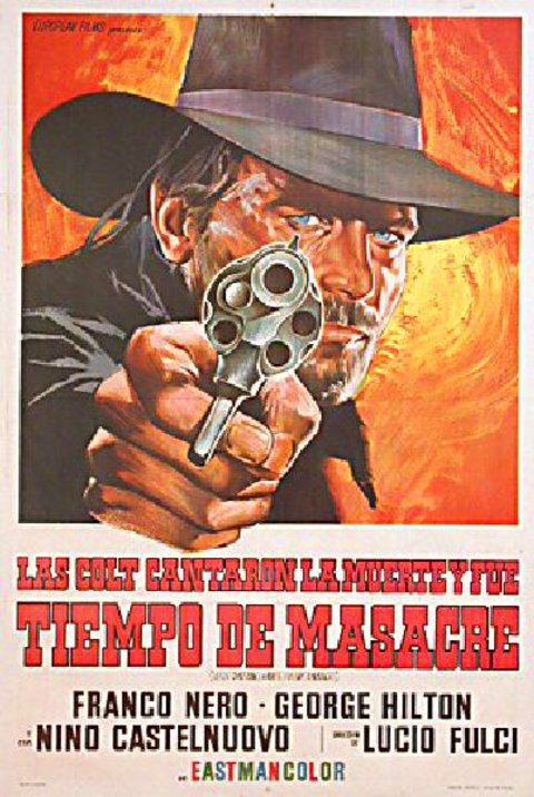 Massacre Time Original 1966 Argentine Movie Poster