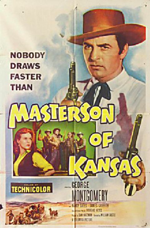 Masterson of Kansas Original 1954 U.S. One Sheet Movie Poster