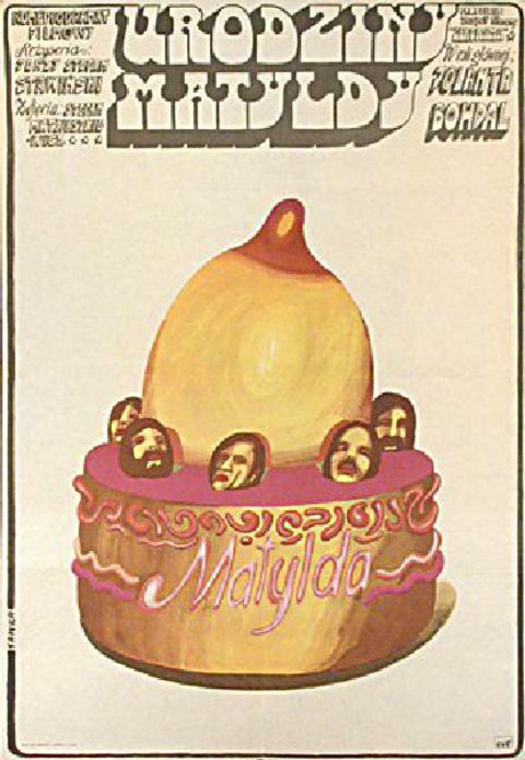 Matilda's Birthday Original 1975 Polish A1 Movie Poster