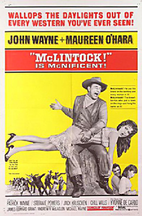 McLintock! Original 1963 U.S. One Sheet Movie Poster