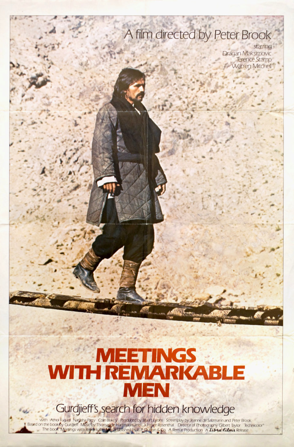 Meetings with Remarkable Men Original 1979 U.S. One Sheet Movie Poster