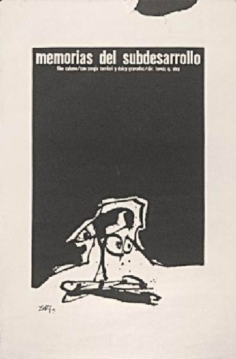 Memories of Underdevelopment Original 1968 Cuban Movie Poster