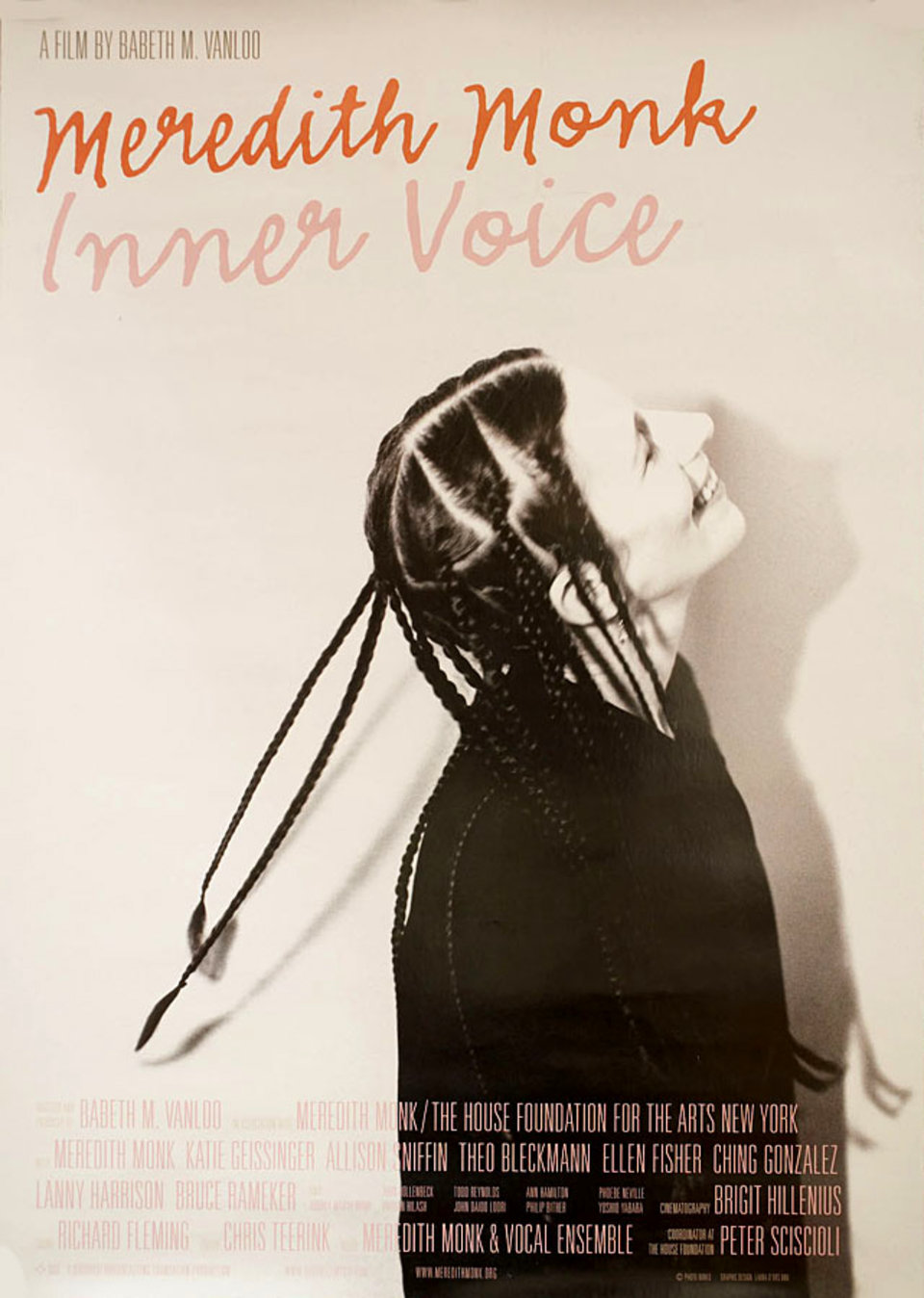 Meredith Monk: Inner Voice Original 2009 U.S. Mini Movie Poster