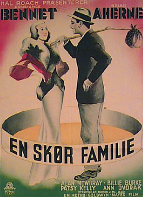 Merrily We Live Original 1938 Danish A1 Movie Poster