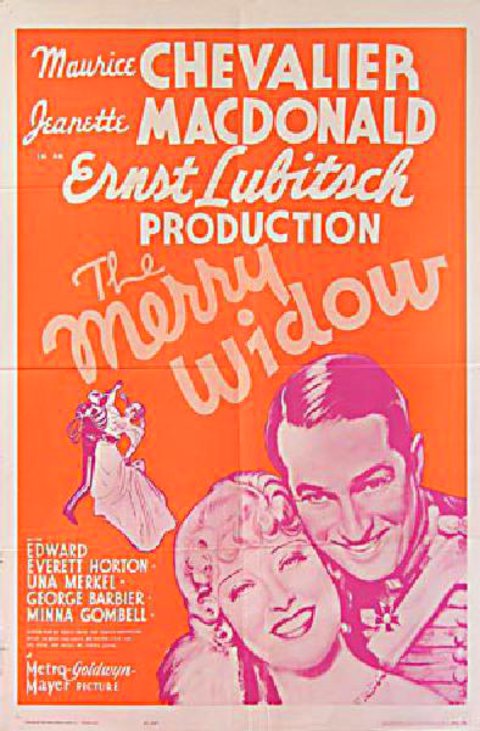 The Merry Widow Original R1962 U.S. One Sheet Movie Poster