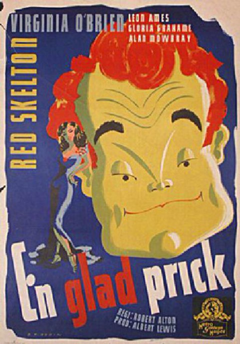 Merton of the Movies Original 1947 Swedish B1 Movie Poster