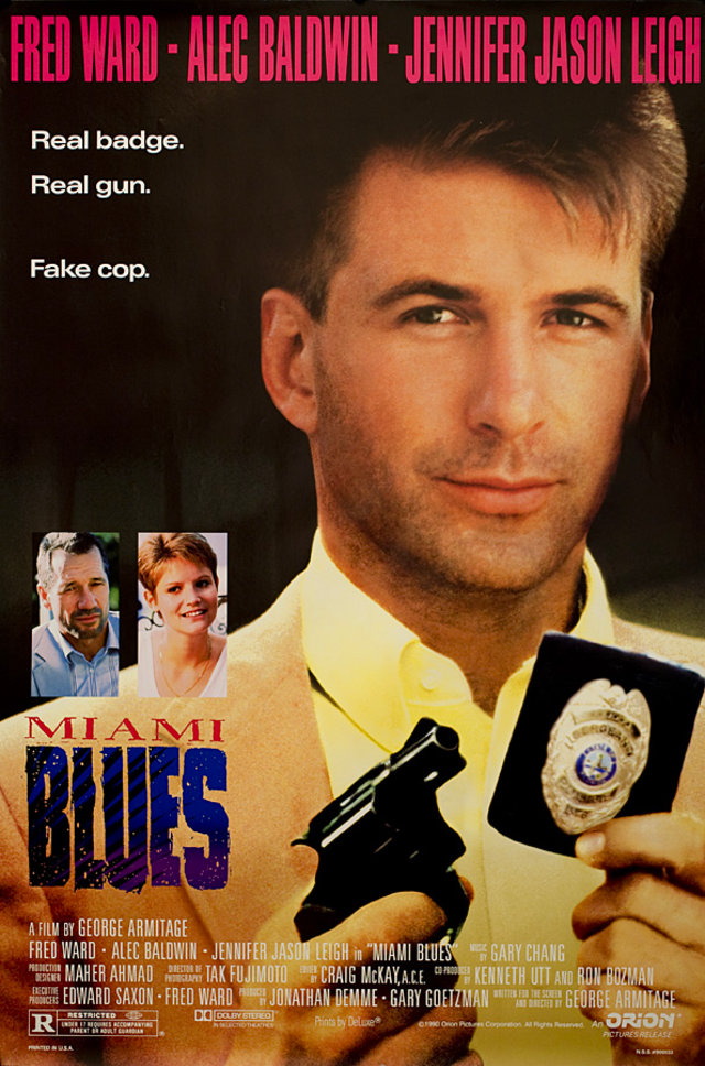 Miami Blues Original 1994 U.S. One Sheet Movie Poster