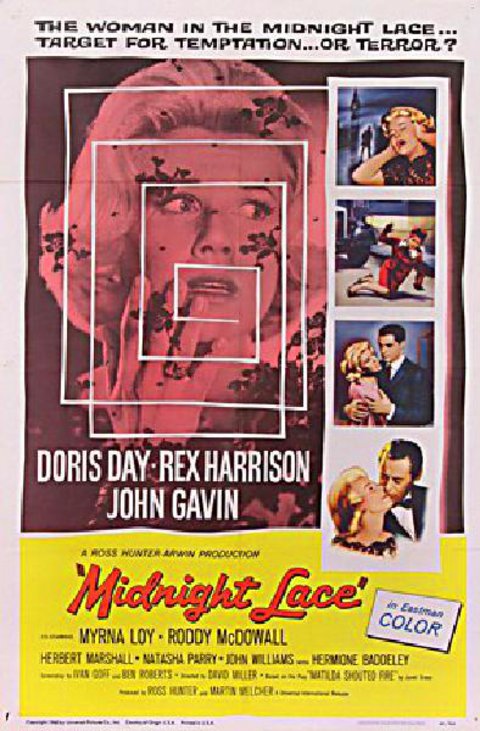Midnight Lace Original 1960 U.S. One Sheet Movie Poster