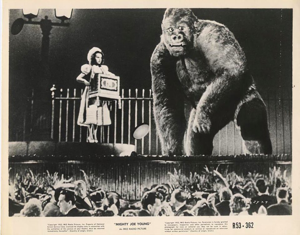 特選 猿人ジョー・ヤング 1949年度アカデミー特殊効果賞受賞 映画ポスター Mighty Joe Young Original R1953 U.S. Silver Gelatin Single