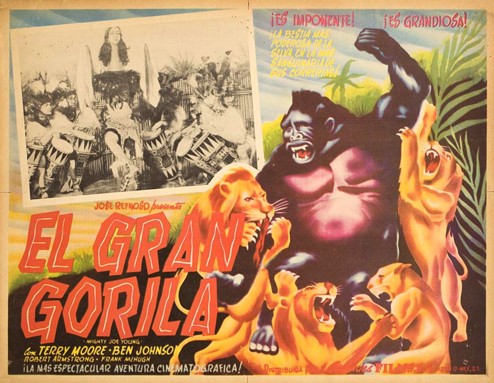 Mighty Joe Young Original R1960s Mexican Scene Card