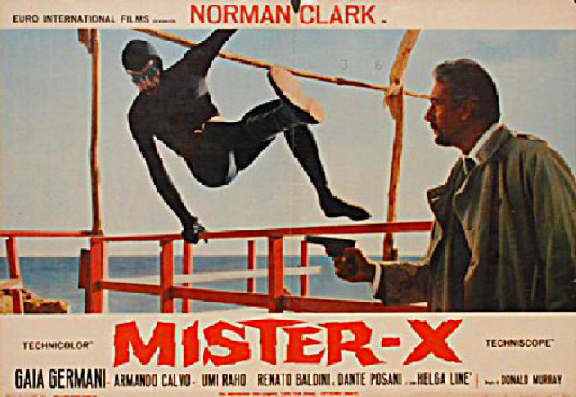 Mister X Original 1967 Italian Fotobusta Movie Poster
