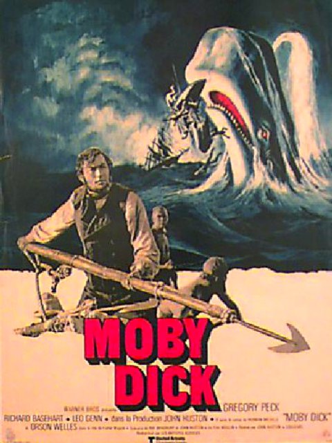 Moby Dick Original R1960s French Petite Movie Poster